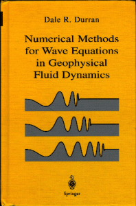 معرفی کتاب Numerical Methods for Wave Equations in Geophysical Fluid Dynamic (روشهای مدلسازی عددی موج)